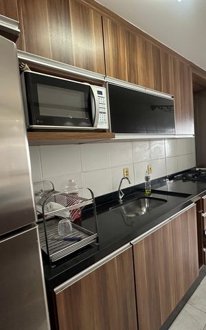 Apartamento para alugar com 55m², 2 quartos e 2 vagas Apartamento para alugar com 55m², 2 quartos e 2 vagasCozinha