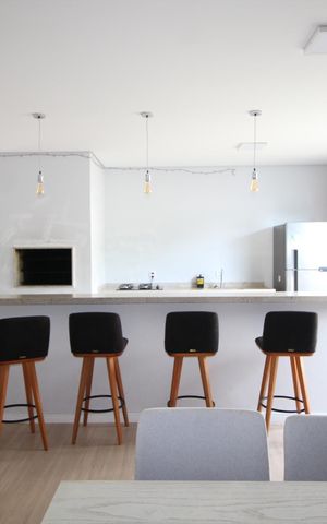 Apartamento à venda com 44m², 2 quartos e 1 vagaÁrea comum - Salão de festas