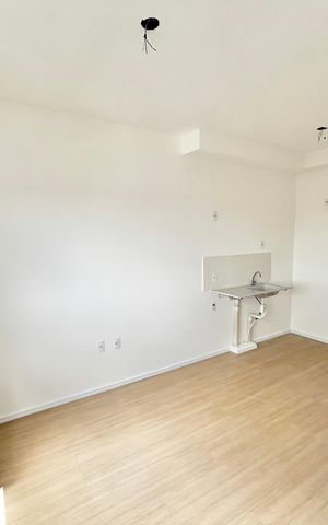 Apartamento à venda com 17m², 1 quarto e sem vaga Apartamento à venda com 17m², 1 quarto e sem vagaSala/Cozinha