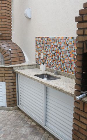 Apartamento à venda com 107m², 3 quartos e 2 vagasÁrea comum - Churrasqueira