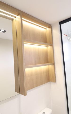 Apartamento para alugar com 43m², 1 quarto e 1 vagaBanheiro