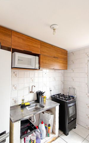 Apartamento à venda com 51m², 2 quartos e 1 vagaCozinha