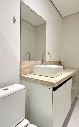 Apartamento para alugar com 48m², 1 quarto e 1 vaga Apartamento para alugar com 48m², 1 quarto e 1 vagaBanheiro