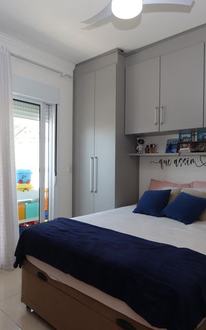 Casa à venda com 77m², 2 quartos e 2 vagasSuíte 1