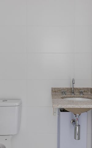 Studio à venda com 28m², 1 quarto e sem vaga Studio à venda com 28m², 1 quarto e sem vagaBanheiro