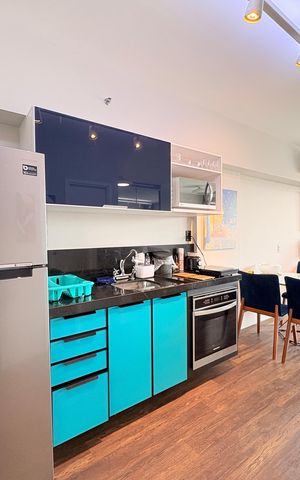 Studio à venda com 45m², 1 quarto e 1 vagaCozinha