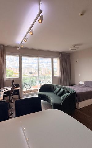 Studio à venda com 45m², 1 quarto e 1 vagaSala - Studio