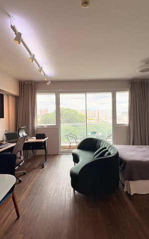 Studio à venda com 45m², 1 quarto e 1 vagaQuarto - Studio
