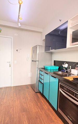 Studio à venda com 45m², 1 quarto e 1 vagaCozinha