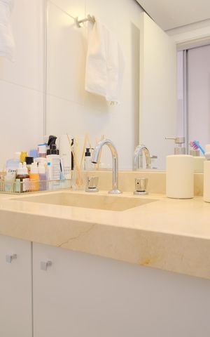 Apartamento para alugar com 75m², 3 quartos e 2 vagasBanheiro da Suíte