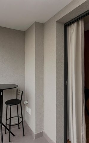 Apartamento para alugar com 22m², 1 quarto e sem vaga Apartamento para alugar com 22m², 1 quarto e sem vagaVaranda