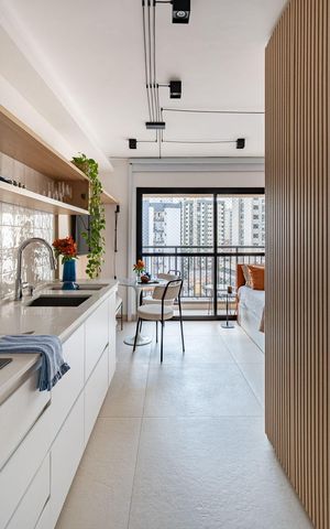 Apartamento para alugar com 25m², 1 quarto e sem vaga