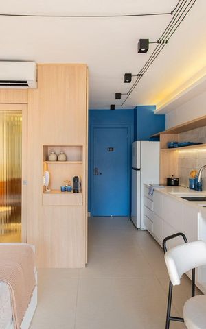 Apartamento para alugar com 25m², 1 quarto e sem vaga