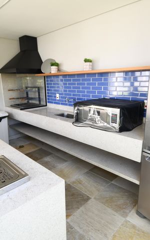 Apartamento à venda com 105m², 2 quartos e 2 vagasÁrea comum - Churrasqueira