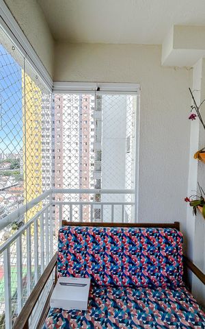 Apartamento à venda com 69m², 2 quartos e 1 vagaVaranda
