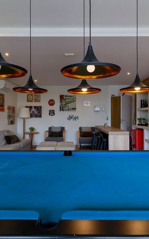 Apartamento para alugar com 58m², 1 quarto e 2 vagas Apartamento para alugar com 58m², 1 quarto e 2 vagasEspaço de Jogos