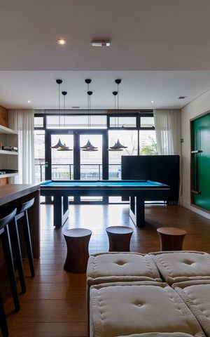Apartamento para alugar com 58m², 1 quarto e 2 vagas Apartamento para alugar com 58m², 1 quarto e 2 vagasEspaço de Jogos