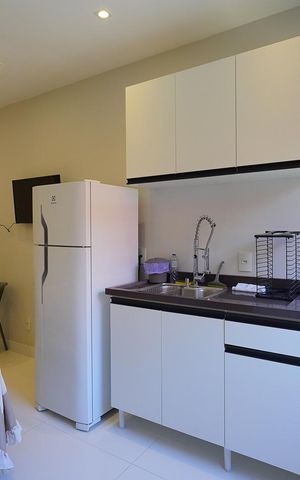 Apartamento para alugar com 30m², 1 quarto e sem vagaQuarto - Cozinha