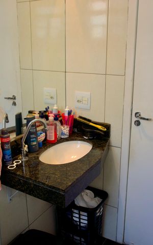 Apartamento à venda com 120m², 3 quartos e 2 vagasBanheiro Social