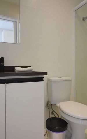 Studio para alugar com 26m², 1 quarto e sem vagaBanheiro