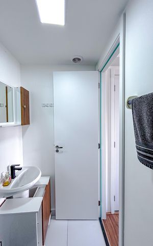 Apartamento à venda com 29m², 1 quarto e sem vagaBanheiro