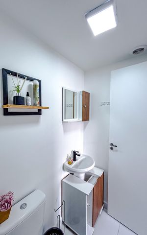 Apartamento à venda com 29m², 1 quarto e sem vagaBanheiro