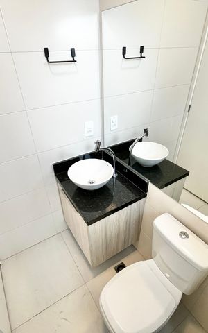 Apartamento à venda com 50m², 2 quartos e 1 vaga Apartamento à venda com 50m², 2 quartos e 1 vagaBanheiro da Suíte