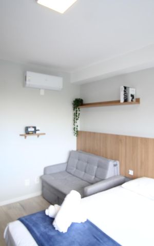 Studio à venda com 25m², 1 quarto e 1 vagaKitnet