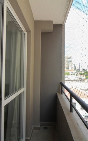 Studio à venda com 27m², 1 quarto e sem vaga Studio à venda com 27m², 1 quarto e sem vagaVaranda