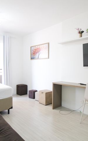 Studio à venda com 27m², 1 quarto e sem vaga Studio à venda com 27m², 1 quarto e sem vagaSala/Quarto