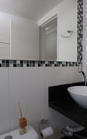 Apartamento à venda com 46m², 2 quartos e 1 vagaBanheiro