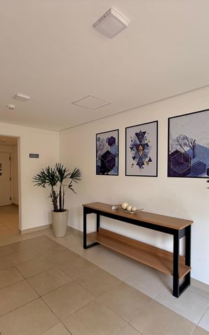 Apartamento à venda com 26m², 1 quarto e sem vaga Apartamento à venda com 26m², 1 quarto e sem vagaHall Social Bloco