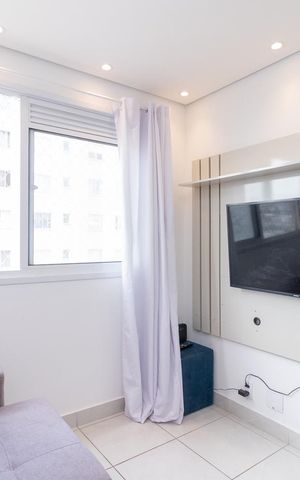 Apartamento para alugar com 28m², 1 quarto e sem vagaSala