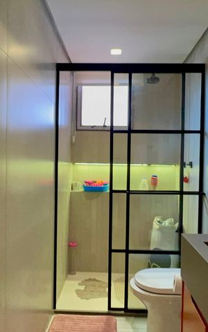 Apartamento à venda com 104m², 2 quartos e 2 vagas Apartamento à venda com 104m², 2 quartos e 2 vagasBanheiro