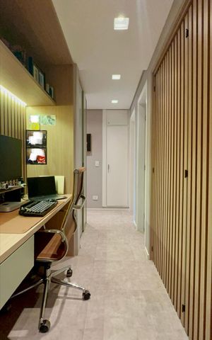 Apartamento à venda com 104m², 2 quartos e 2 vagas Apartamento à venda com 104m², 2 quartos e 2 vagasCorredor