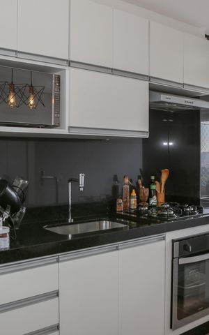 Apartamento para alugar com 32m², 1 quarto e sem vaga Apartamento para alugar com 32m², 1 quarto e sem vagaCozinha e Área de Serviço