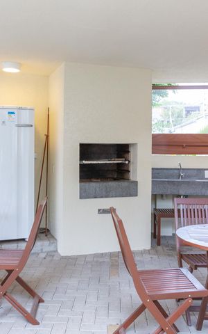 Apartamento para alugar com 32m², 1 quarto e sem vaga Apartamento para alugar com 32m², 1 quarto e sem vagaÁrea comum - Churrasqueira