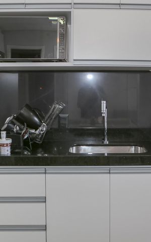 Apartamento para alugar com 32m², 1 quarto e sem vaga Apartamento para alugar com 32m², 1 quarto e sem vagaCozinha e Área de Serviço