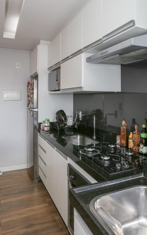 Apartamento para alugar com 32m², 1 quarto e sem vaga Apartamento para alugar com 32m², 1 quarto e sem vagaCozinha e Área de Serviço