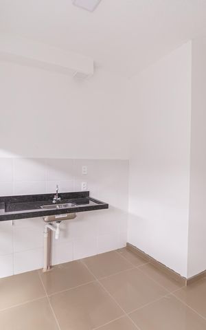 Apartamento à venda com 42m², 2 quartos e sem vaga Apartamento à venda com 42m², 2 quartos e sem vagaSala/Cozinha