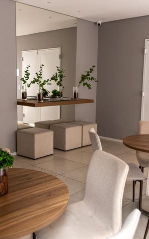 Apartamento à venda com 47m², 2 quartos e 1 vaga Apartamento à venda com 47m², 2 quartos e 1 vagaÁrea comum - Salão de festas
