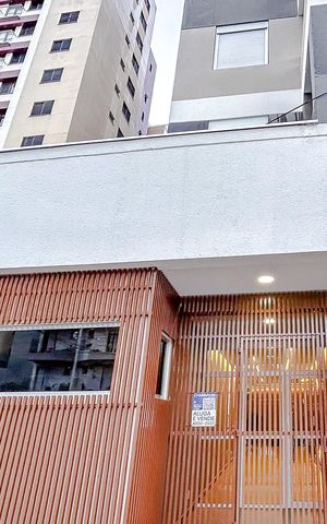 Apartamento à venda com 40m², 2 quartos e sem vagaFachada com Plaquinha