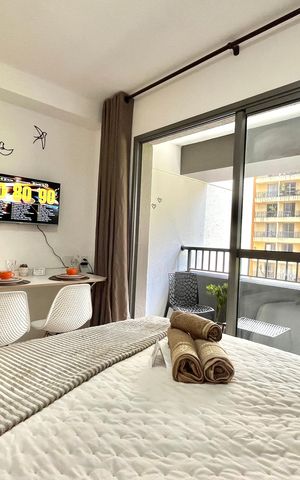 Studio à venda com 29m², 1 quarto e sem vaga Studio à venda com 29m², 1 quarto e sem vagaSala/Quarto