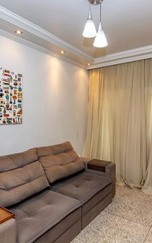 Apartamento à venda com 90m², 3 quartos e 2 vagas Apartamento à venda com 90m², 3 quartos e 2 vagasSala 1