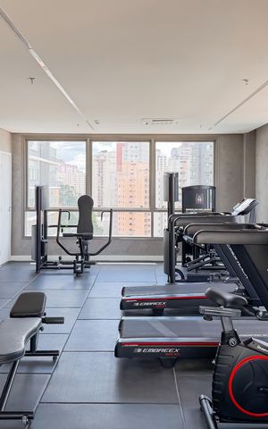 Studio à venda com 28m², 1 quarto e sem vagaAcademia