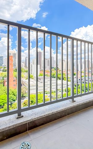 Studio à venda com 28m², 1 quarto e sem vagaVaranda