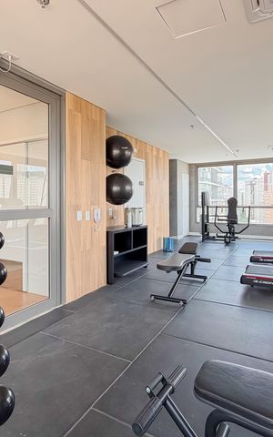 Studio à venda com 28m², 1 quarto e sem vagaAcademia