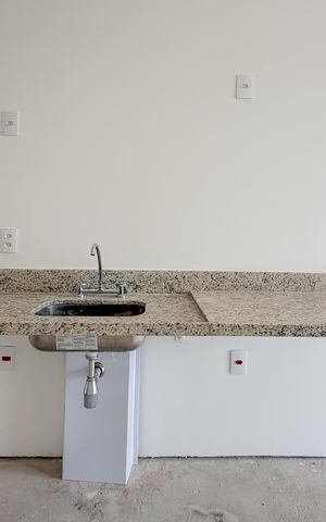 Studio à venda com 28m², 1 quarto e sem vagaCozinha e Área de Serviço
