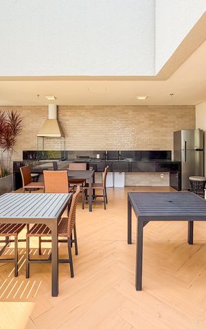 Studio à venda com 28m², 1 quarto e sem vagaChurrasqueira - Rooftop