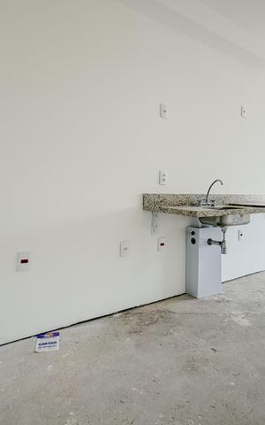Studio à venda com 28m², 1 quarto e sem vagaCozinha e Área de Serviço